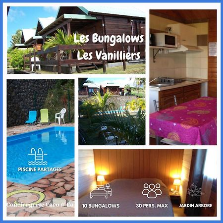Les Bungalows Les Vanilliers, Sud Sauvage Avec Piscine Saint-Joseph Exteriér fotografie