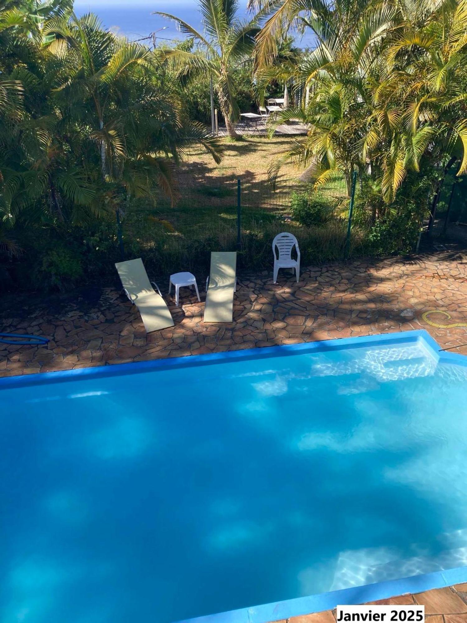 Les Bungalows Les Vanilliers, Sud Sauvage Avec Piscine Saint-Joseph Exteriér fotografie